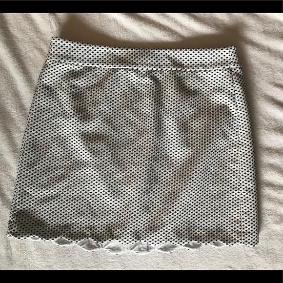 Polka Dot Scalloped Skirt - Picture 1 of 5